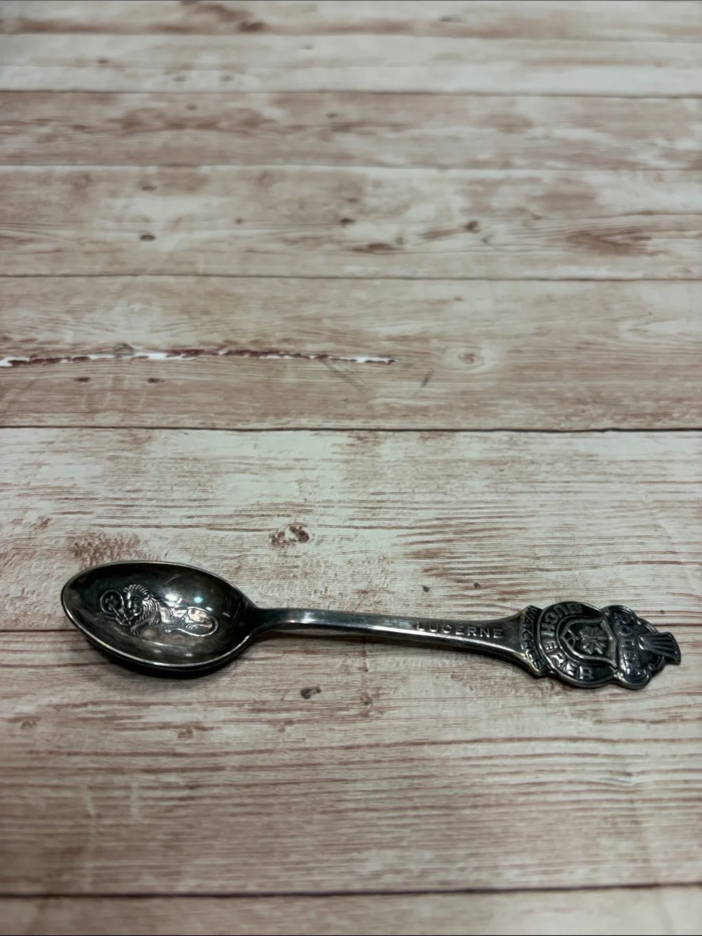 vintage Rolex Bucherer Lucerne souvenir demitasse spoon.